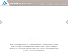 Tablet Screenshot of lindseyarchitecture.com